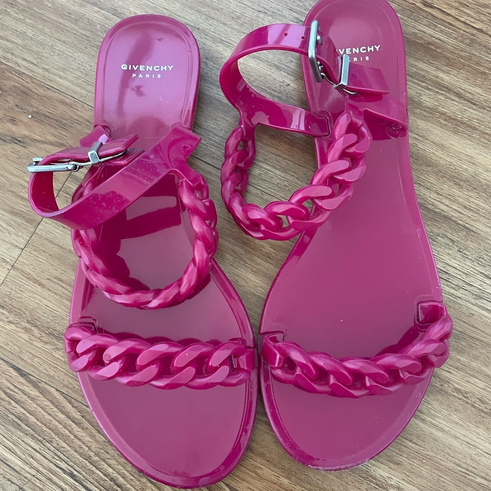 Givenchy Chain Link jelly Sandals